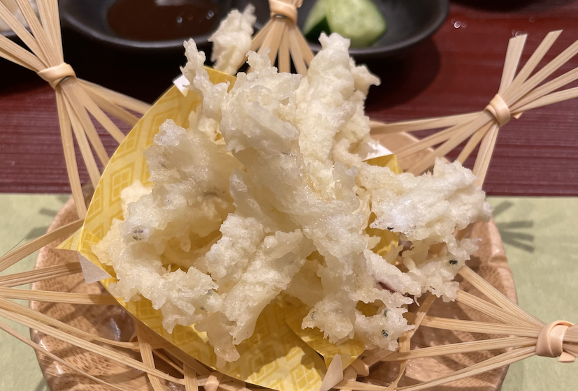 白魚の天ぷら すし丈